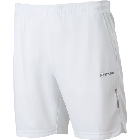 KAWASAKI Badminton Shorts Unisex Quick-Dry Lightweight Sports Pants Q3681 White XL