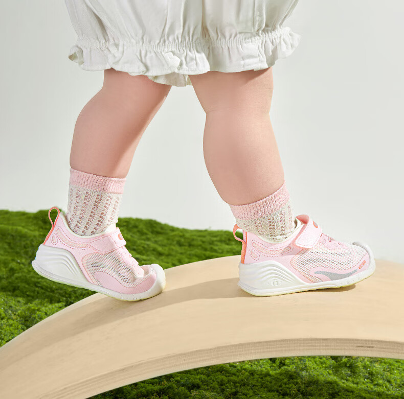Ginoble Summer Breathable Baby Walking Shoes for 8-18 Months, Boys And Girls Mesh Sandals GB2436 Cream White 14