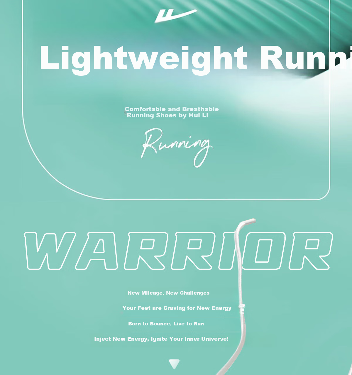 Warrior Women's Mesh Shoes Spring Summer Breathable Lightweight Running Shoes Comfortable Cushioning Casual Sports Shoes White Blue Size 36 3