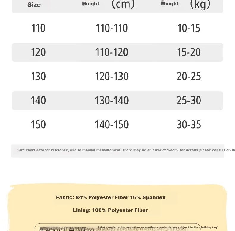 Li-Ning Children's Swimsuit, Girls' Two-Piece Sports Swimwear, Cartoon Design, Skin-Friendly, Quick-Drying Swimwear 15