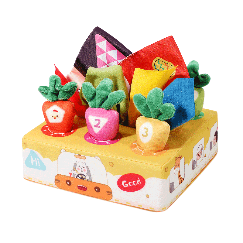 COOKSS Baby Pull-Out Toy, Two-In Tear-Resistant Realistic Tissue Paper, Birthday Gift