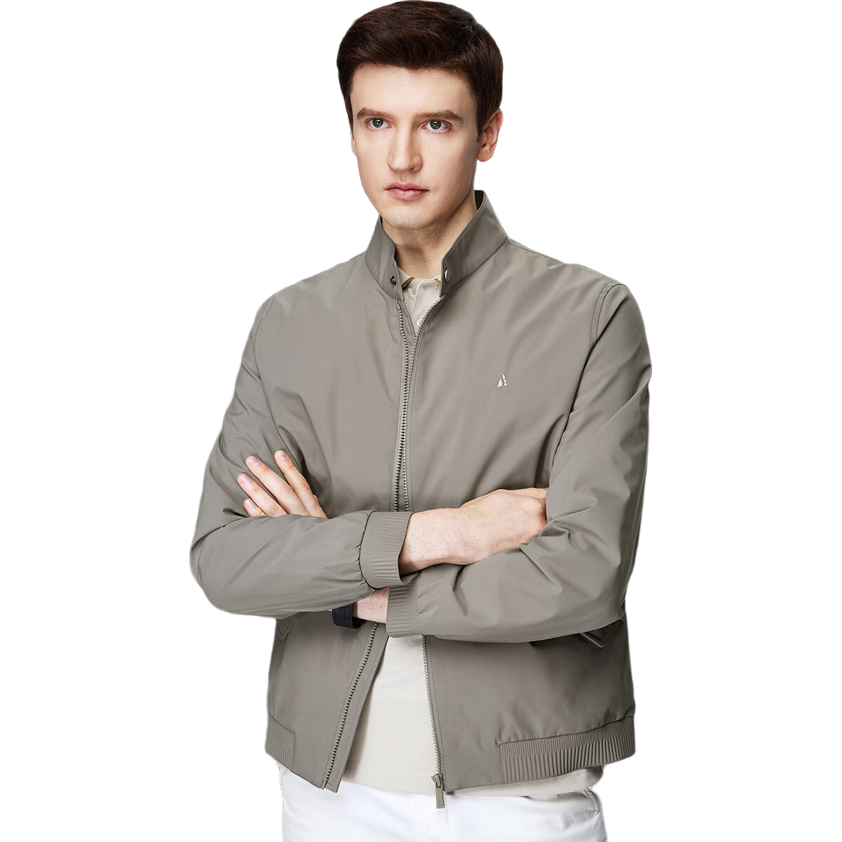 FIRS [Harington Stand-Up Collar] Jacket, Men's Coat, Business Casual Commuter Wear, Triple-Protection Technology Menswear Outerwear