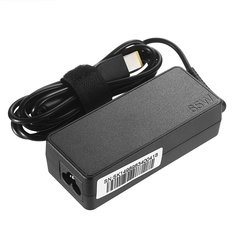 Lenovo Original Power Adapter, Rescue Laptop Charger, Thinkpad Computer Power Cord, E560 T460s X240 E470, 20V 3.25A 65W Square Port
