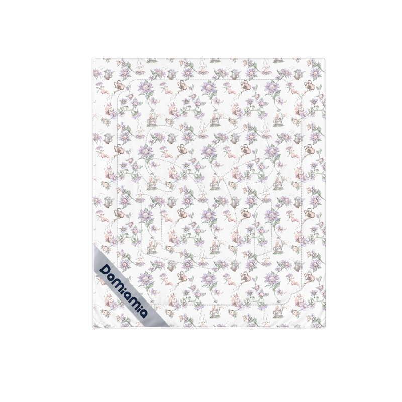 DOMIAMIA Sen Sleep Cooling Tencel Summer Quilt Baby Blanket Children's Air Conditioning Quilt Huanbao 120
