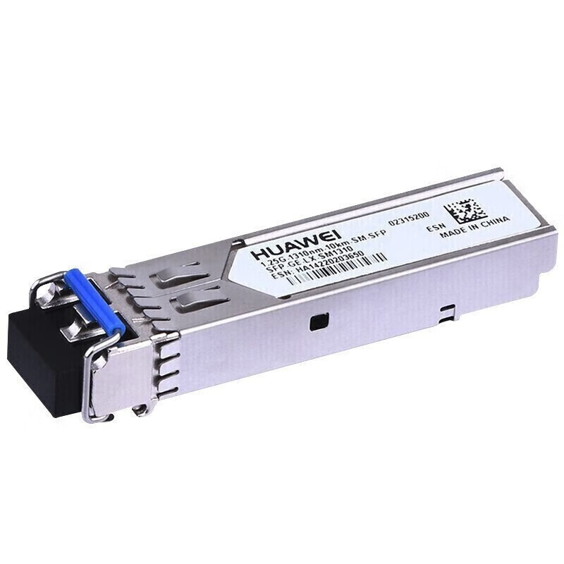 HUAWEI Gigabit Single-Mode Optical Module, 10km Dual-Core Fiber Optic SFP-GE (1310nm, 10km, LC) Dual LC Connectors, Jingcang