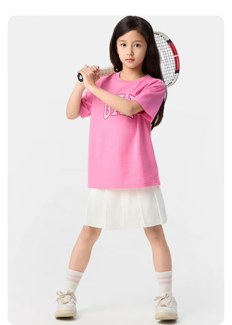 GAP [Same Style for Older And Younger Kids] Boys' Summer Moisture-Wicking Quick-Dry Short-Sleeve T-Shirt Children's Clothing 775228 17