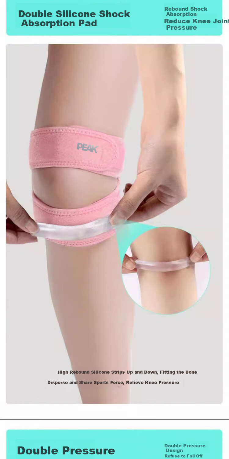 PEAK Patellar Strap for Men And Women, Compression Patella Protection, Adjustable Sports Brace for Running, Jump Rope, Badminton, And Hiking 3