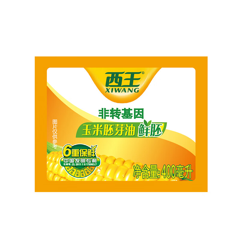 西王 食用油 玉米胚芽油鲜胚400ml  非转基因物理压榨