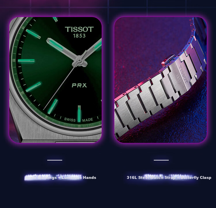 TISSOT Gong Jun's Choice, PRX Super Player Series Men's Watch, Swiss Quartz Men's Fashion Watch, Birthday Gift 4