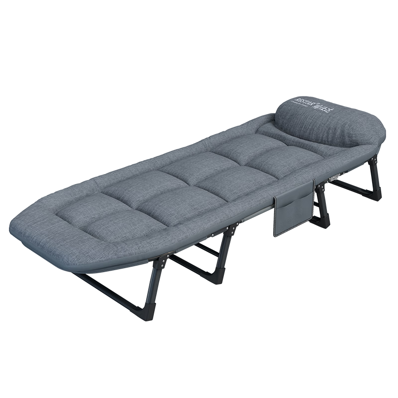 Restar Folding Bed, Single-Person Nap Bed for Office, Hospital Accompanying Care Bed, Waist Strap Reinforced Eight-Legged Bed
