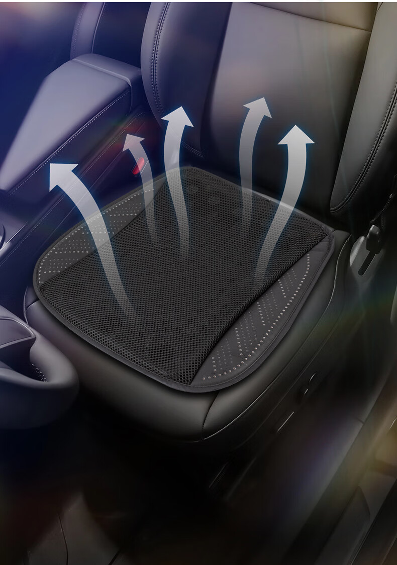 Dijialun USB Summer Car Ventilation Seat Cushion, Cooling Pad, Office Summer Truck Fan-Cooled Seat Cushio 11
