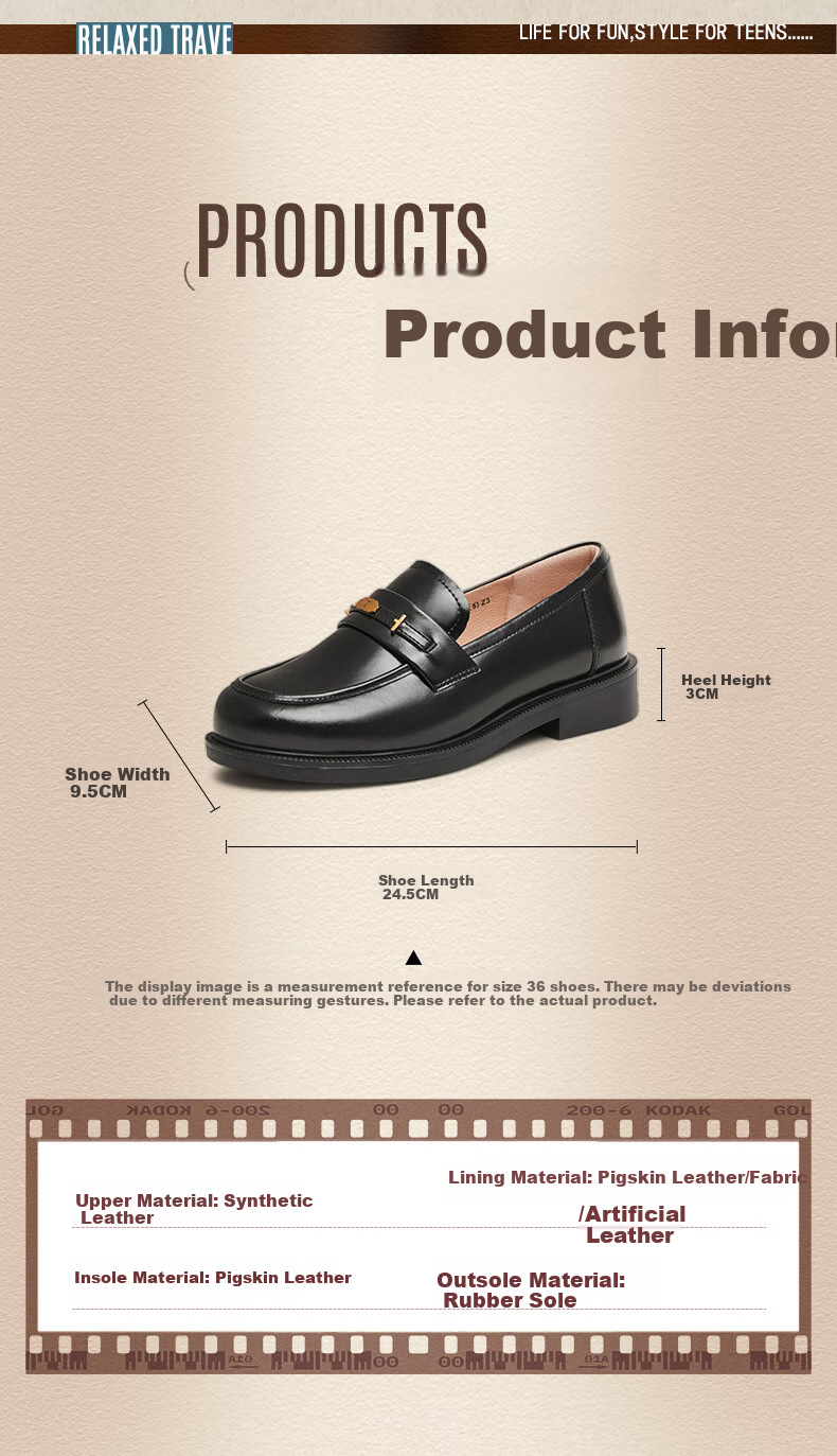 TEENMIX Women's Flats, Same Style As in Department Stores, Versatile JK Shoes, Fashionable Commuter Loafers, New Arrival 11