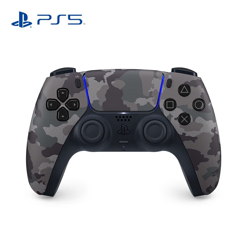 PlayStation Sony China Version PS5 Controller DualSense Wireless Controller Supports Steam PS5 Controller Dark Gray Camouflage School Graduation Gift Birthday Gift FIFA