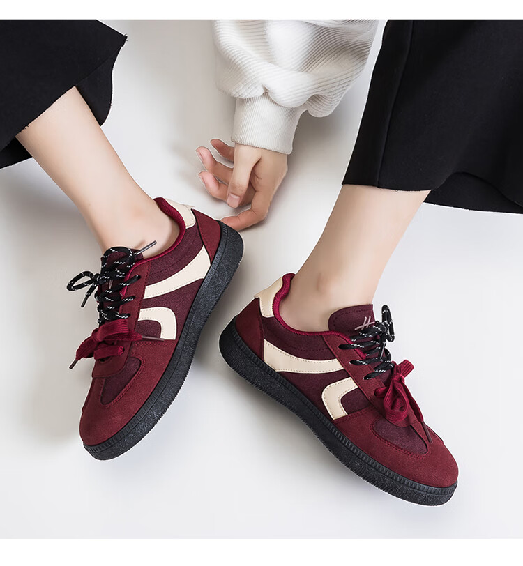 HUANQIU Gray Dexun Shoes for Women, Niche Original Korean Style Student Sneakers, New Versatile Casual Skateboard Shoes for Women in Spring 2026 10