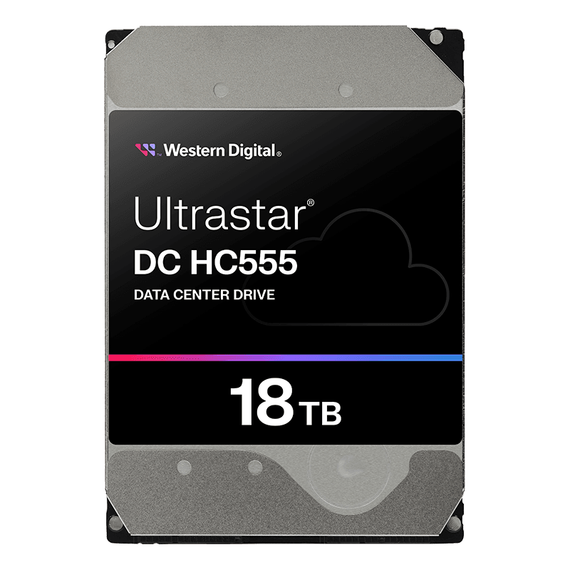 Western Digital (WD) 18TB Enterprise-Grade Helium Mechanical Hard Drive HC555 SATA 7200 RPM 512MB CMR Vertical Server Hard Drive 3.5-Inch WUH722018CLE6L4