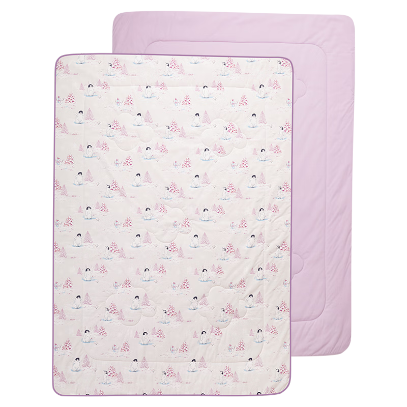 Ibaby × Outlast Space Capsule Temperature-Regulating Deep Sleep Baby Summer Quilt Air Conditioning Quilt Kindergarten Penguin 120*150cm