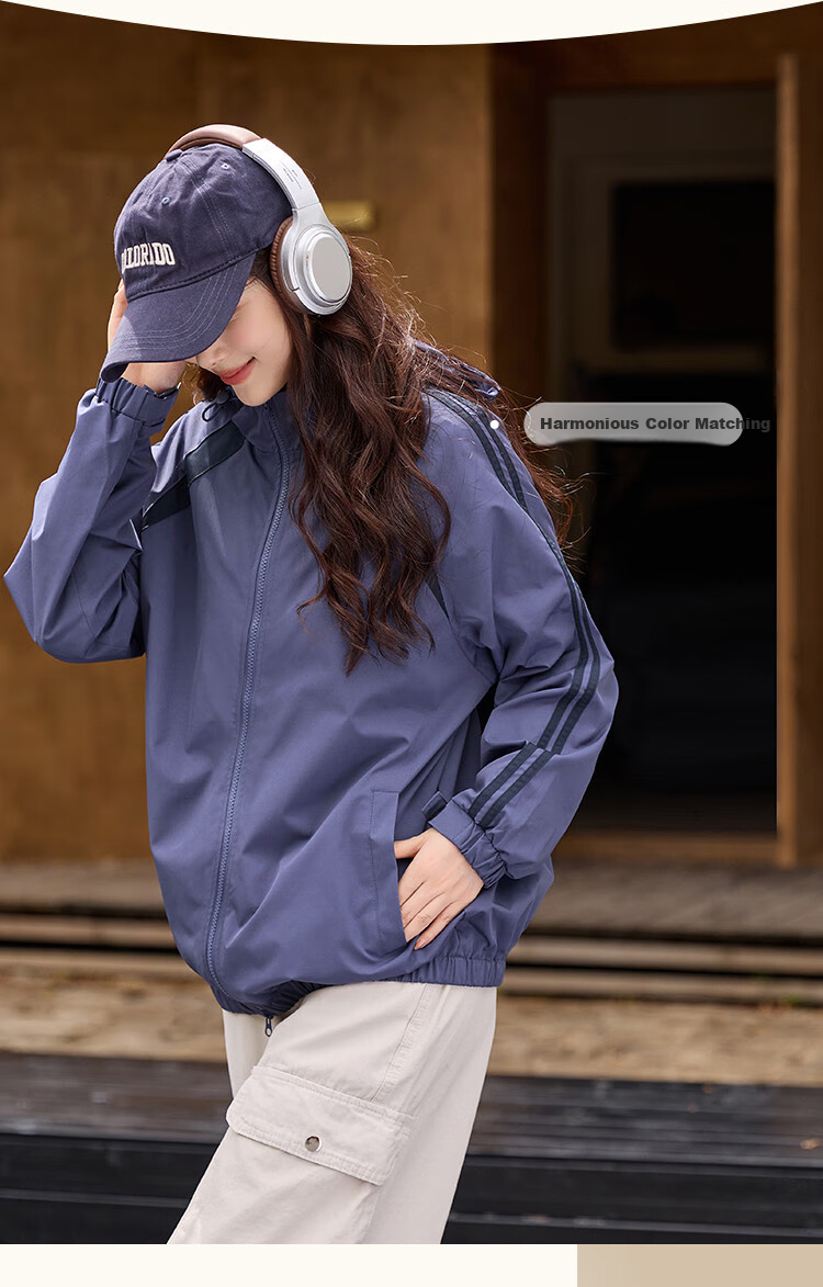 Dme [Outdoor Hiking] Spring And Autumn Casual Breathable Versatile Slimming Lightweight Commuter Sports Women's Jacket 2