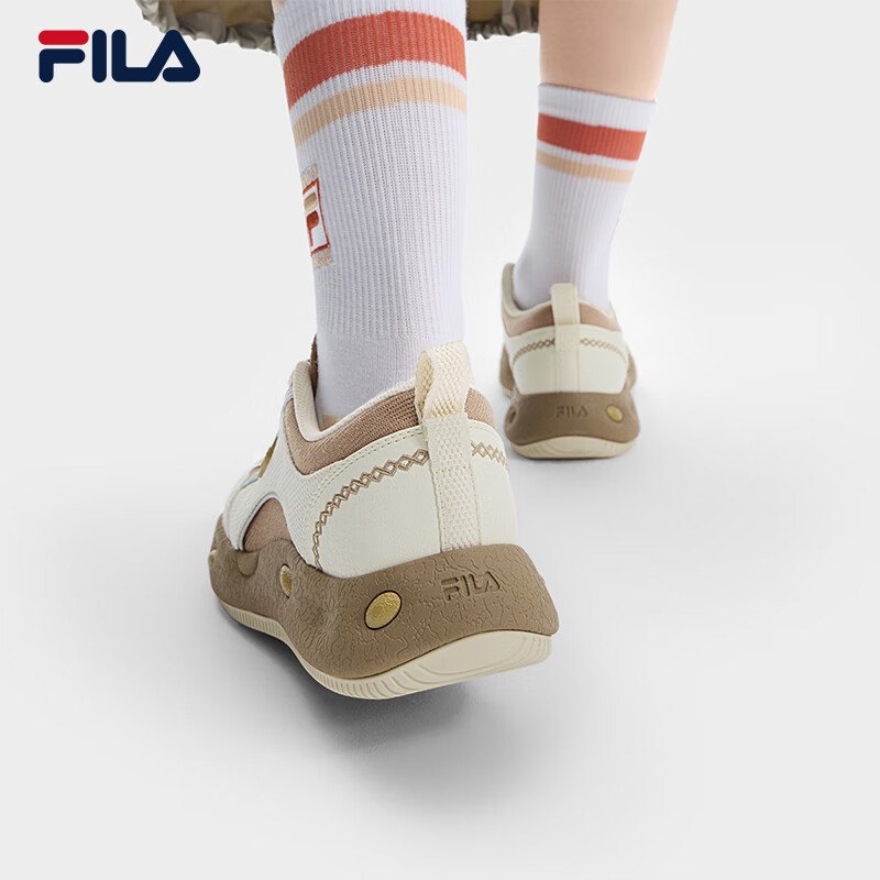 FILA Official Women's Shoes, COOKIES Retro Canvas Shoes, Cookie Shoes, Fashionable Casual Shoes