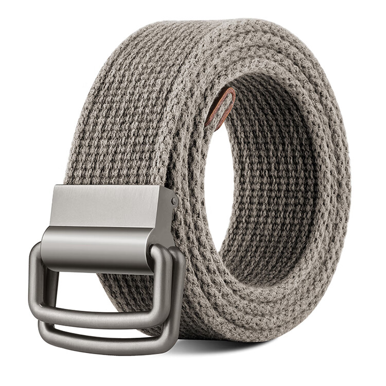 HALFEEL Canvas Belt for Men, Extended Pure Cotton Strong Trouser Belt, Breathable Fabric Belt for Students' Military Training And Chubby People, Gift-Giving Optio 1