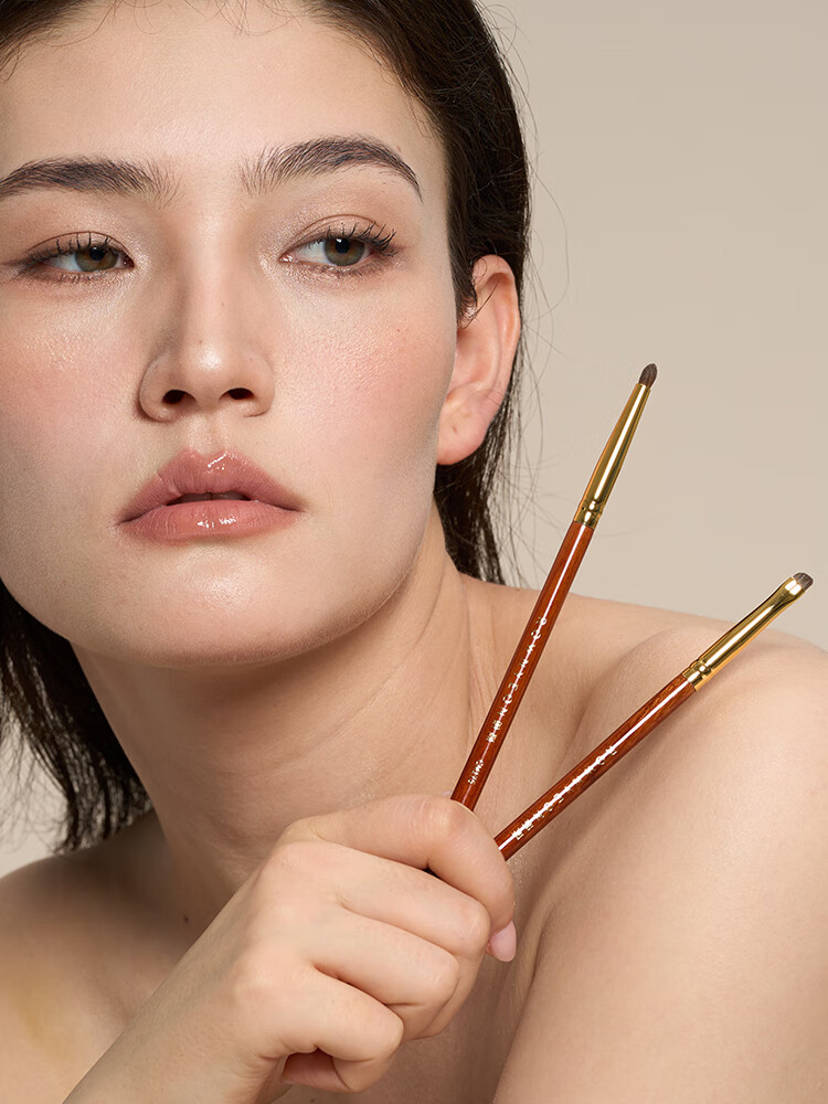 Rownyeon Makeup Brush Chamo CM184 Flat And Slanted Head Foundation Brush for Professional Makeup Artists 10