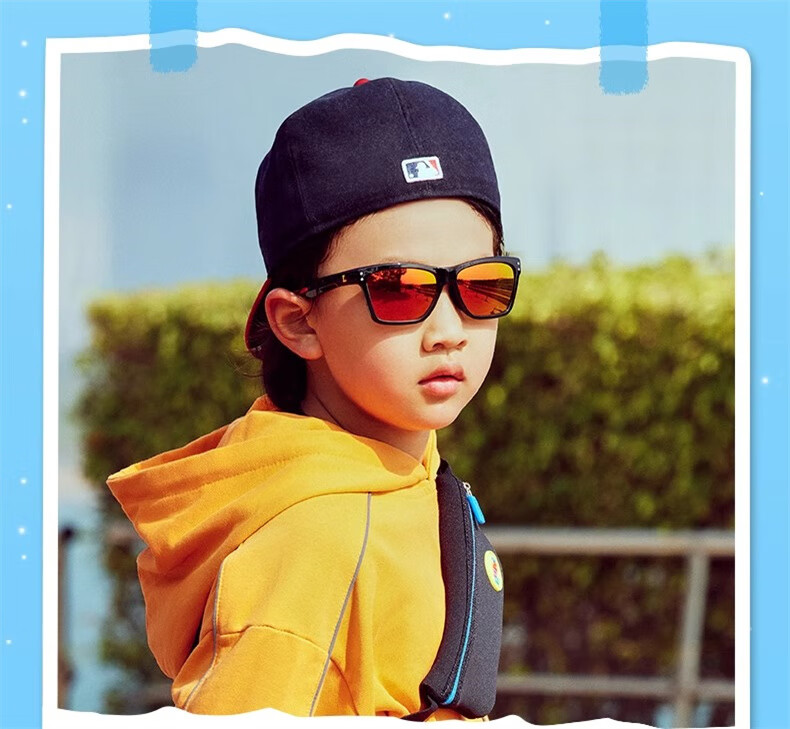 Luki Children's Sunglasses for Boys And Girls, Casual UV Protection Glasses, Outdoor Sports Sunglasses for Ages 3-6 12