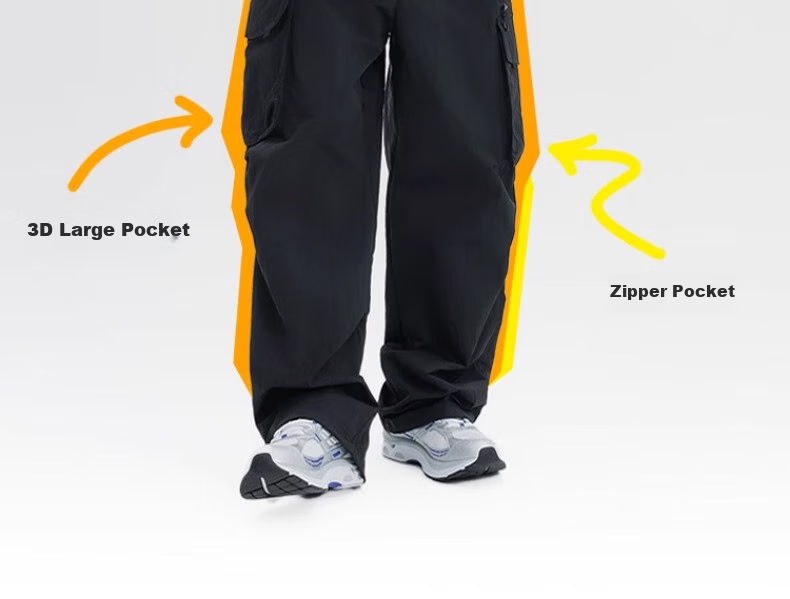 DECATHLON SPW Urban Functional Loose-Fit Sun Protection Water-Repellent Outdoor Casual Cargo Pants for Men And Women - 5573588 9