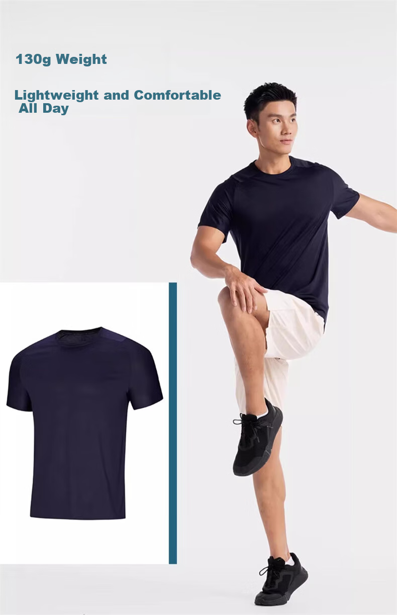 DECATHLON Quick-Dry T-Shirt, Loose-Fitting Sports Short-Sleeve Top, Fitness Running Half-Sleeve Tee, 4998928 7