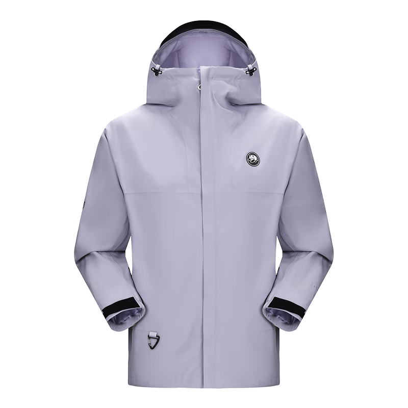 Xiongmao [Liu Yifei's Same Style], Rain Shell Outdoor Jacket for Men And Women, Single Layer Heavy Rain Protection, Triple Protection Mountaineering Coat, Model 6169B
