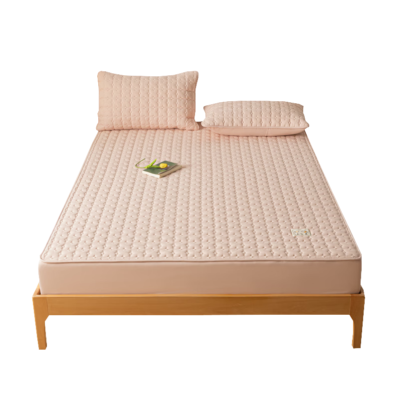 MiiOW Class A Waterproof Urine-Proof Quilted Fitted Sheet, Non-Slip Thickened Mattress Protector, for 1.5-Meter Bed