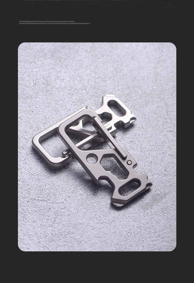 Laiben Titanium Alloy Car Keychain with Folding Knife for Men, Portable Multi-Functional Key Ring, Self-Defense Tool 13