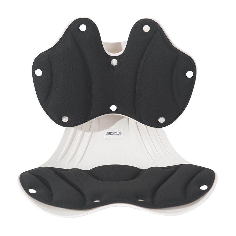 JAGO Lumbar Support Seat Cushion Waist Protector Long Sitting Office Backrest Integrated Waist Support Pad