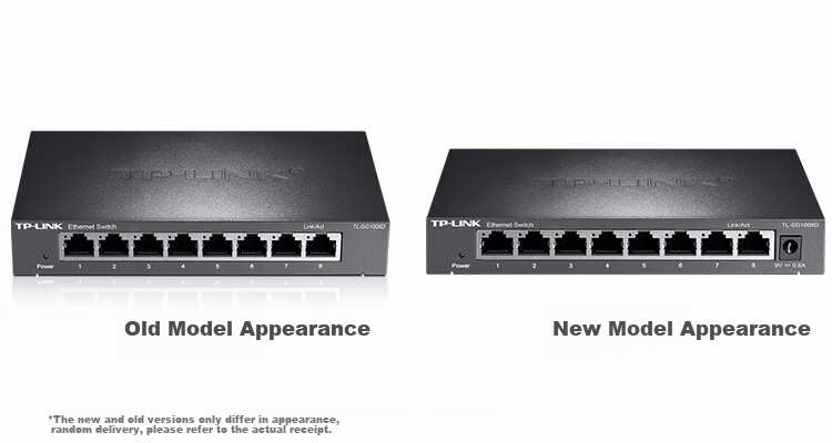 TP-LINK 8-Port Gigabit Switch, Enterprise-Grade Switch, Monitoring Network Cable Splitter, Traffic Distributor, Metal Body, TL-SG1008D 6