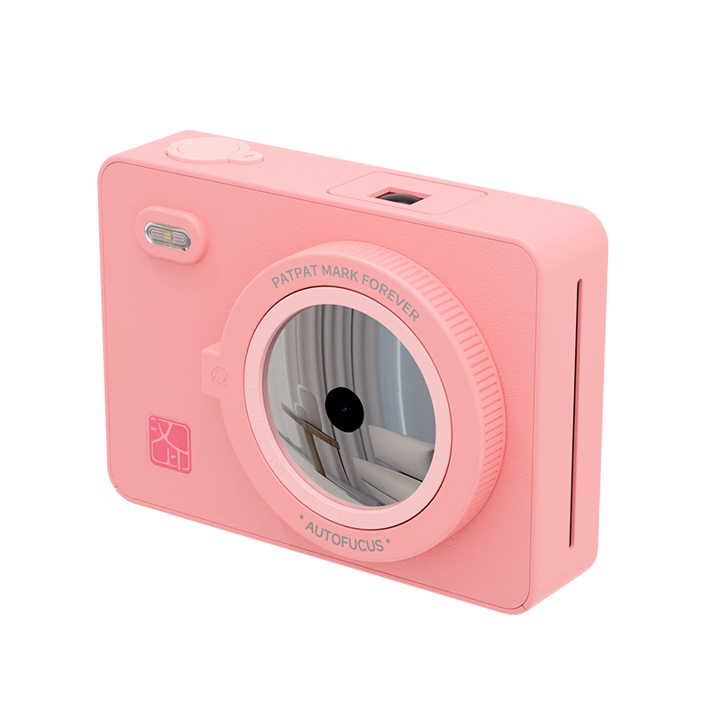 HPRT Z5 Instant Camera Pink Set, Instant Photo High-Definition Single-Image Portable Birthday Holiday Gift for Students Children Women Travel, Includes 30 Sheets of Film