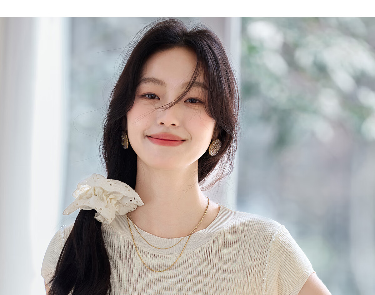 PinCai Women's Summer Solid Color Short-Sleeve Knitted T-Shirt, Distinctive Base Layer Top P52T077 23