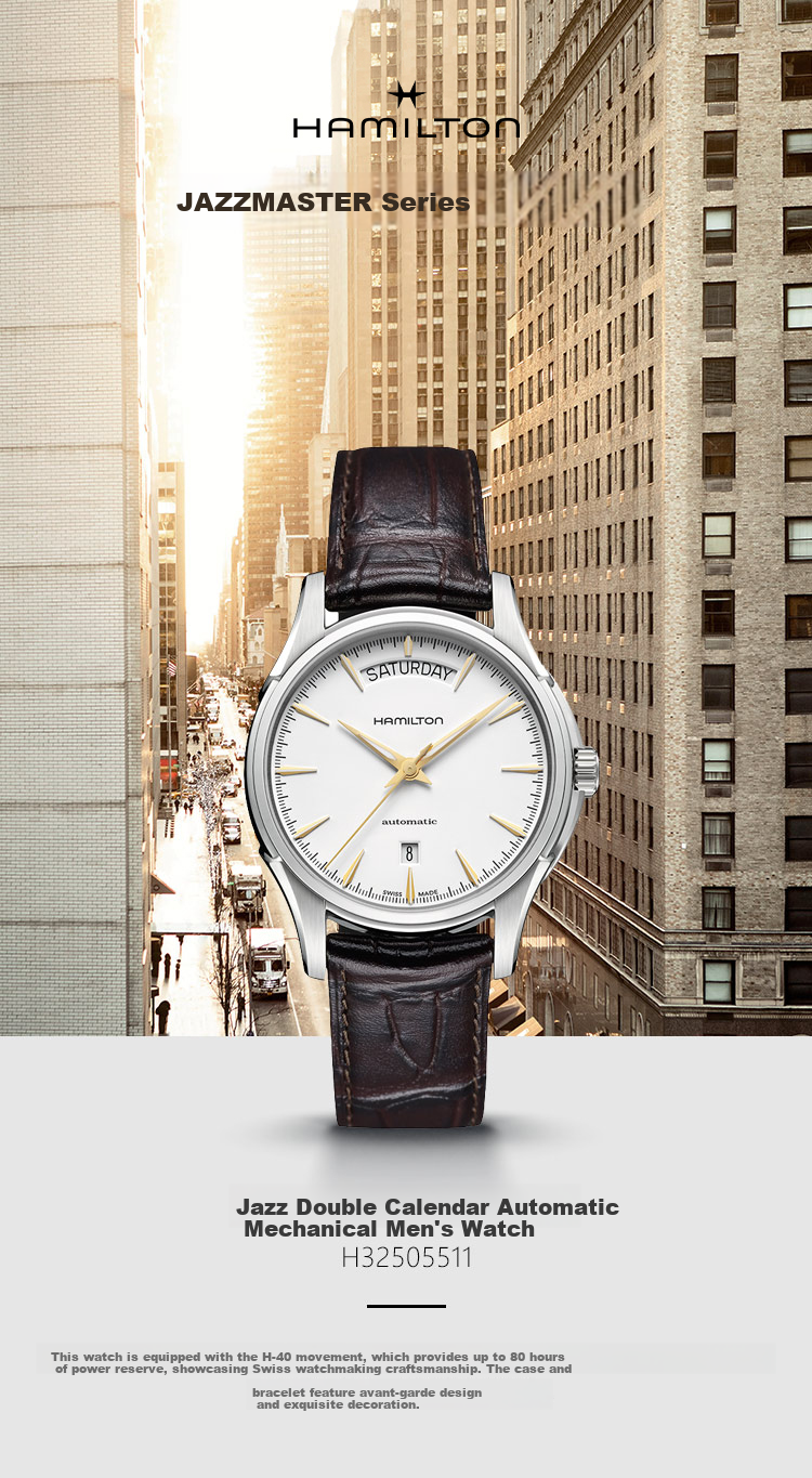 Hamilton Men's Mechanical Watch Jazzmaster Dual Calendar "Deception: The Secret of My Success" Movie Editio 1