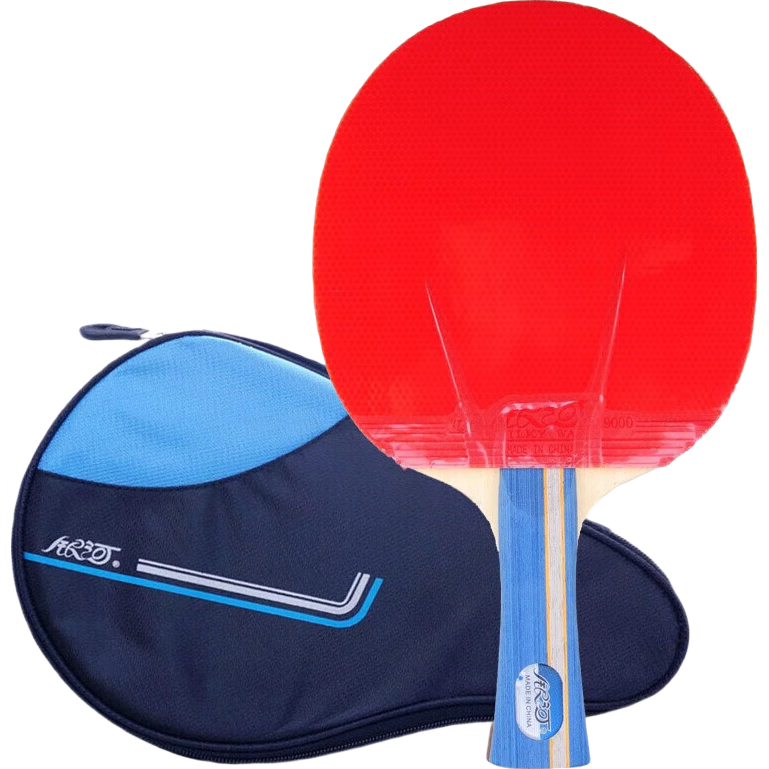 YINHE Table Tennis Racket, Penhold Grip, Single Racket, 5-Star Rating, Double-Sided Reverse Rubber, Offensive Style, 05 with Racket Case
