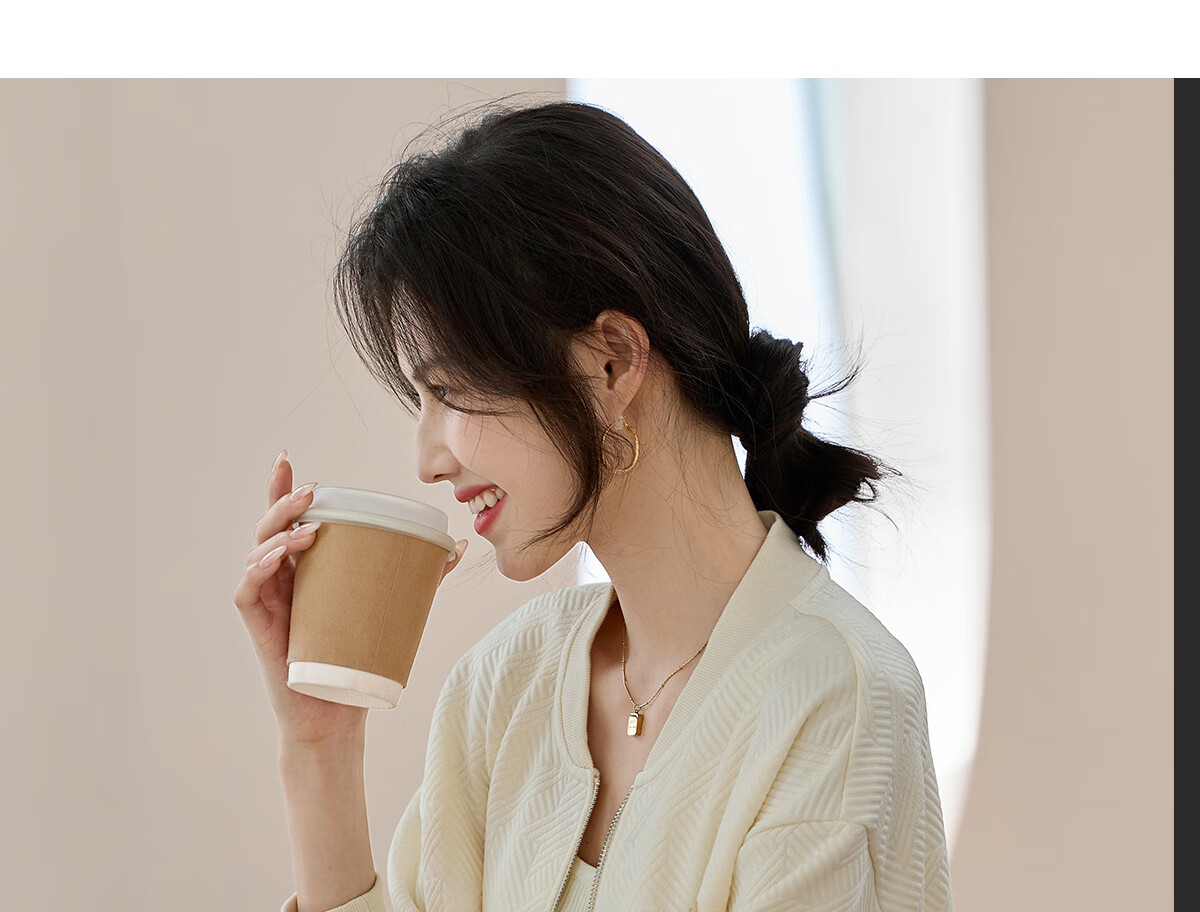 Taxiang Women's Short Jacket, Spring And Autumn Baseball Style Coat, Korean Version Cardigan, Casual Outerwear, T143U2035 18