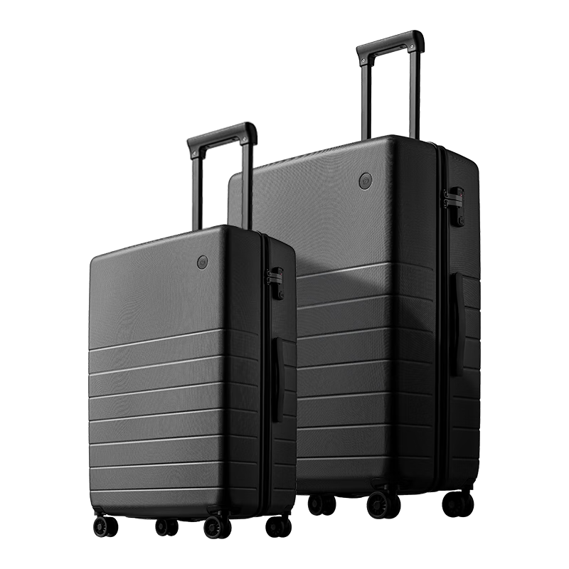 JD Original Borderless Luggage Set, 20-Inch + 28-Inch, Twilight Black, Next-Day Delivery