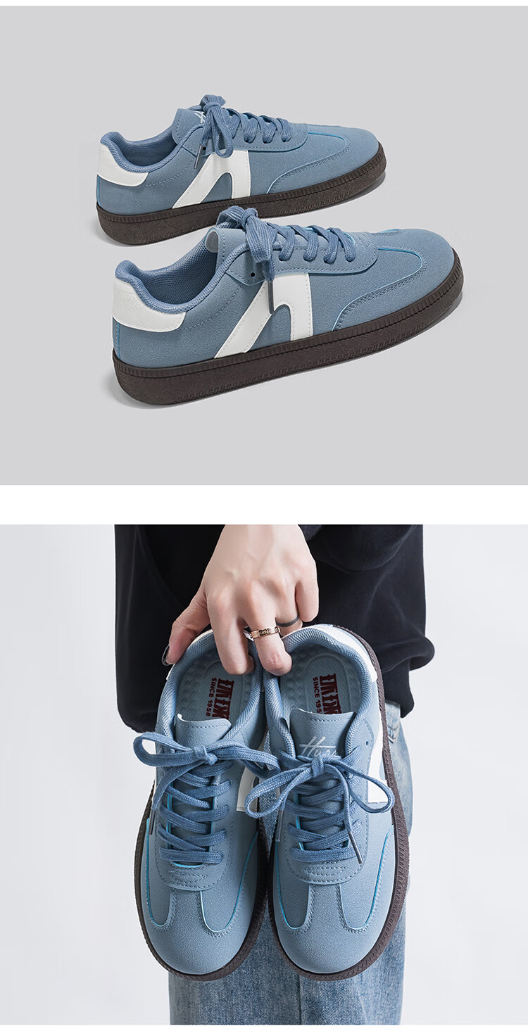 Global Blue Vintage German Trainer Women 2026 New Spring Summer Versatile High-Value Commuter Shoes 12