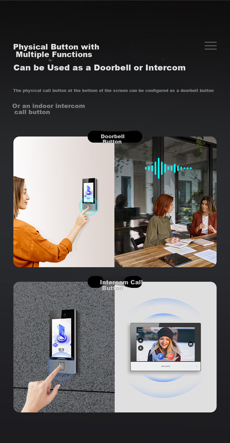 HIKVISION Facial Recognition Access Control System All-In Machine for Corporate Office Attendance, Face Recognition And Fingerprint Time Clock D19 PLUS 9