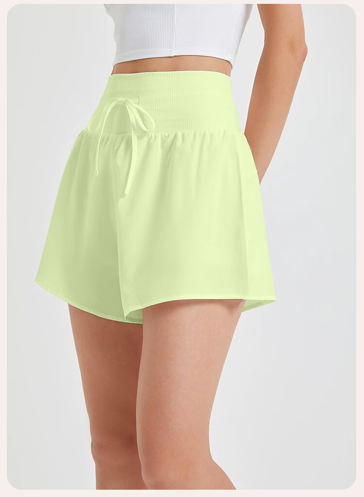 Ziyouxi Women's Sports Yoga Shorts, 2026 Summer New Style, Anti-Exposure, High-Waist, Tummy Control, Running, Loose-Fitting Casual Shorts for Outdoor Wear 18