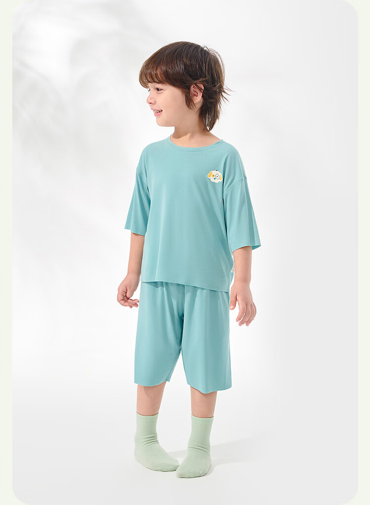 BALABALA Baby Pajama Set Summer Air Conditioning Wear for Boys And Girls Home Wear Youkesi Rongxin Pai 209225171207 5