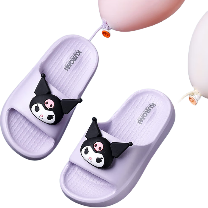 Cheerful Mario Kuromi Children's Cartoon Parent-Child Sandals, Summer Boys And Girls Beach Non-Slip Sandals, Cute Girls' Sandals