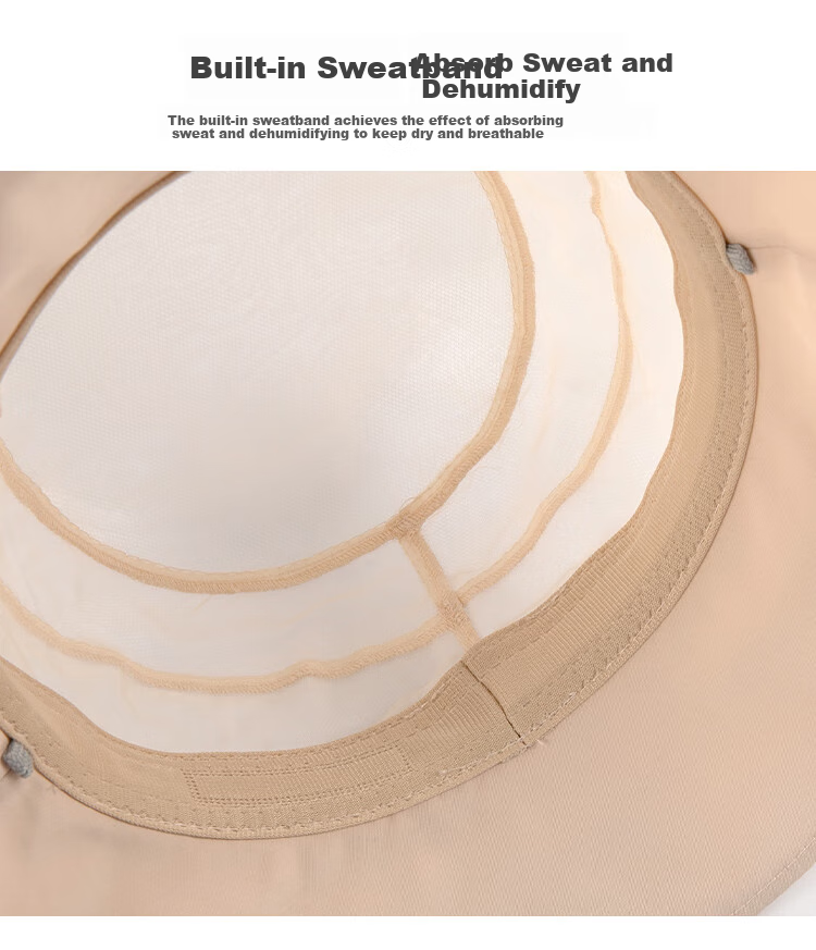 Shanghai Gushi Mulberry Silk Sun Hat for Women, French-Style Wide Brim Sunhat, Breathable Simple UV Protection Pure Silk Fisherman Hat, Mother's Day Gift 2