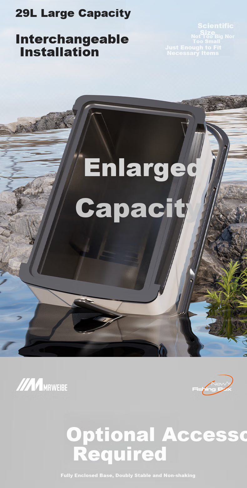 Maweibei 2026 New Full Set Multifunctional Lightweight Thickened No-Installation Insulated Integrated Fishing Tackle Box 5