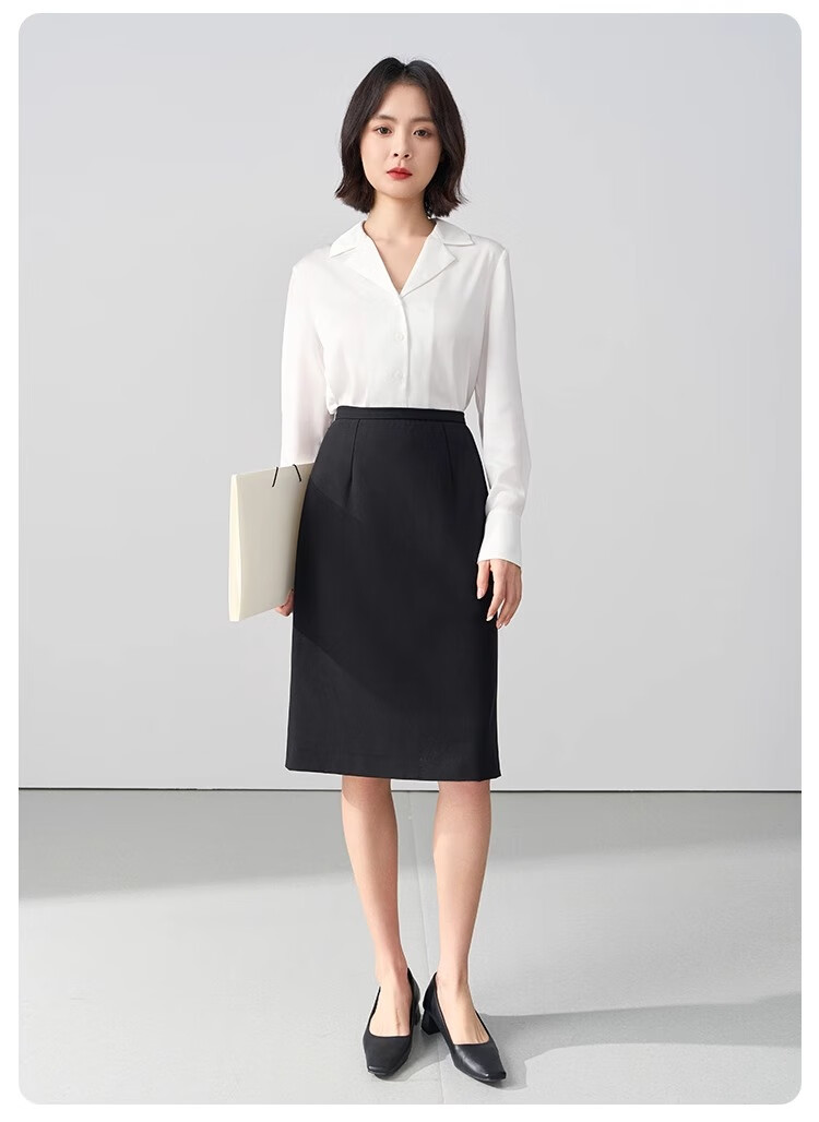 Bodexiaojie Black Interview Skirt, Women's Short Skirt, Professional Pencil Skirt, Formal Bodycon Skirt, Suit Skirt 20