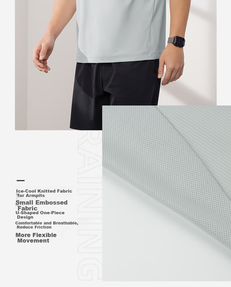 361° Men's Spring Summer Sports Polo Shirt Casual Loose Cool Breathable Short Sleeve 652624107-4 8