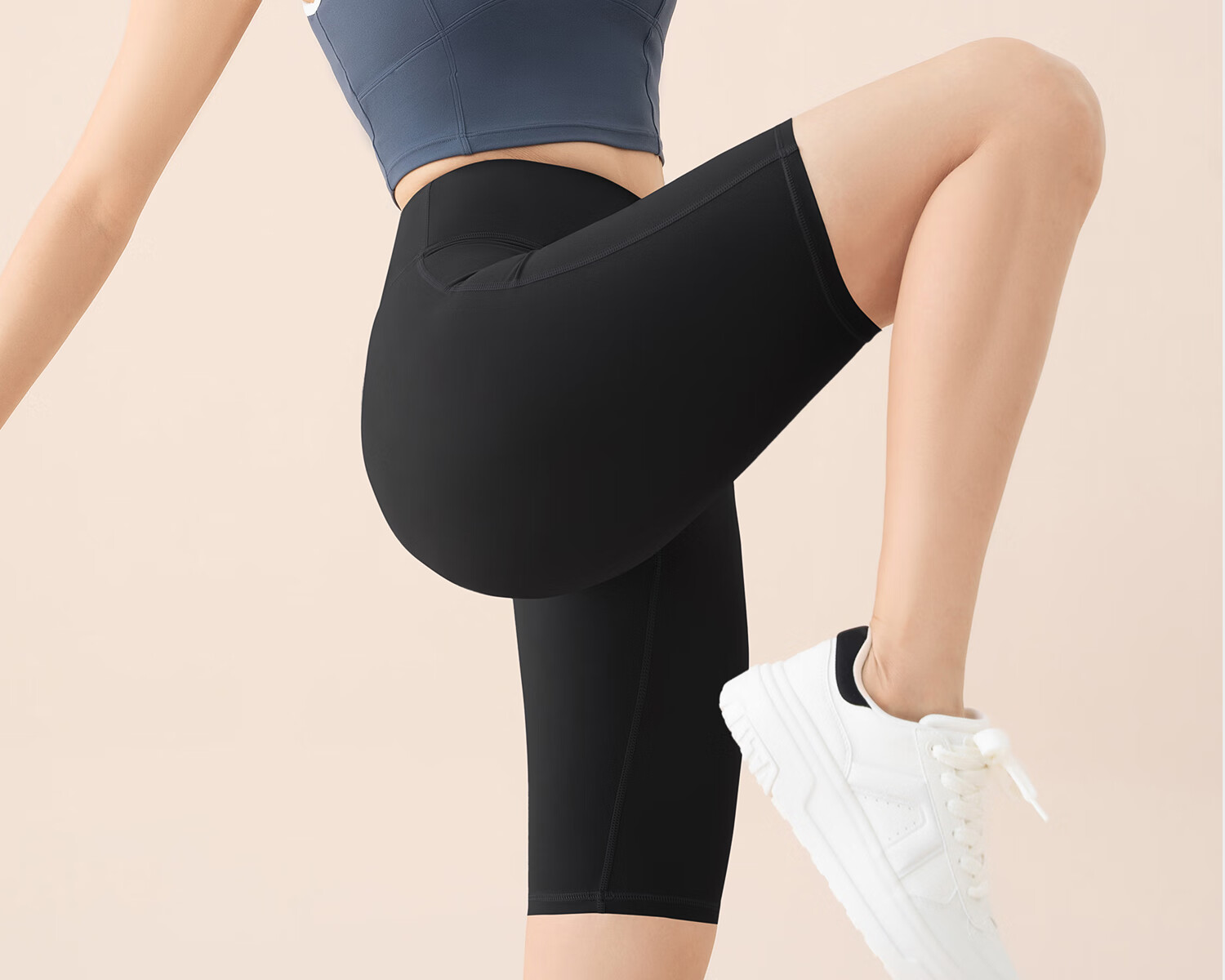 361° Women's Summer Thin Sports Fitness Yoga Shorts, Cycling Outdoor Running Butt-Lifting Slimming Shark Shorts 10