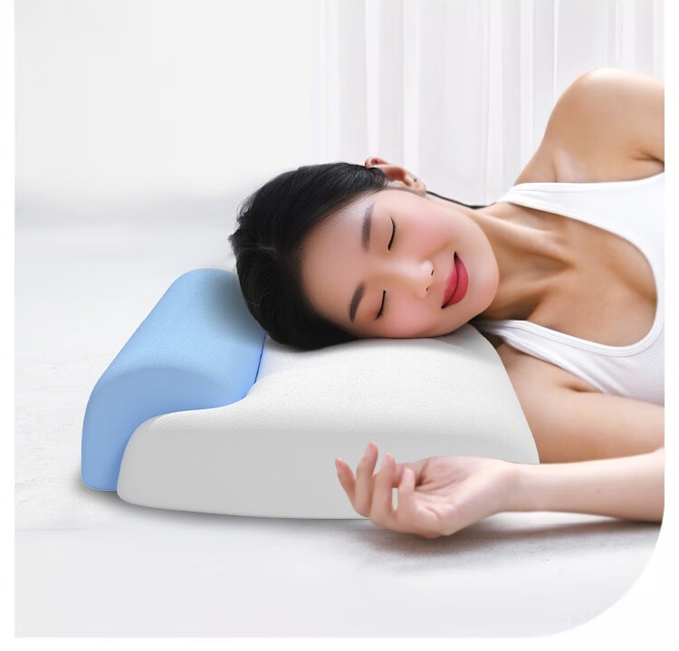 Mixiaoshu Pillow, Cervical Support Pillow, Sleep Aid for Cervical Spondylosis, Deep Sleeping Memory Foam Pillow, Neck Care, Summer Side Sleeping Pillow Core 5
