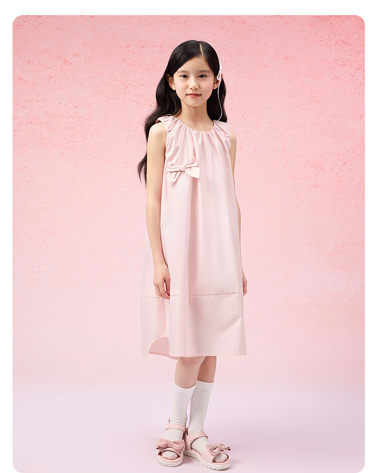 BALABALA Girls' Dress, Children's Summer Dress, Sleeveless Dress for Older Kids, Sweet Style, 208225111024 9